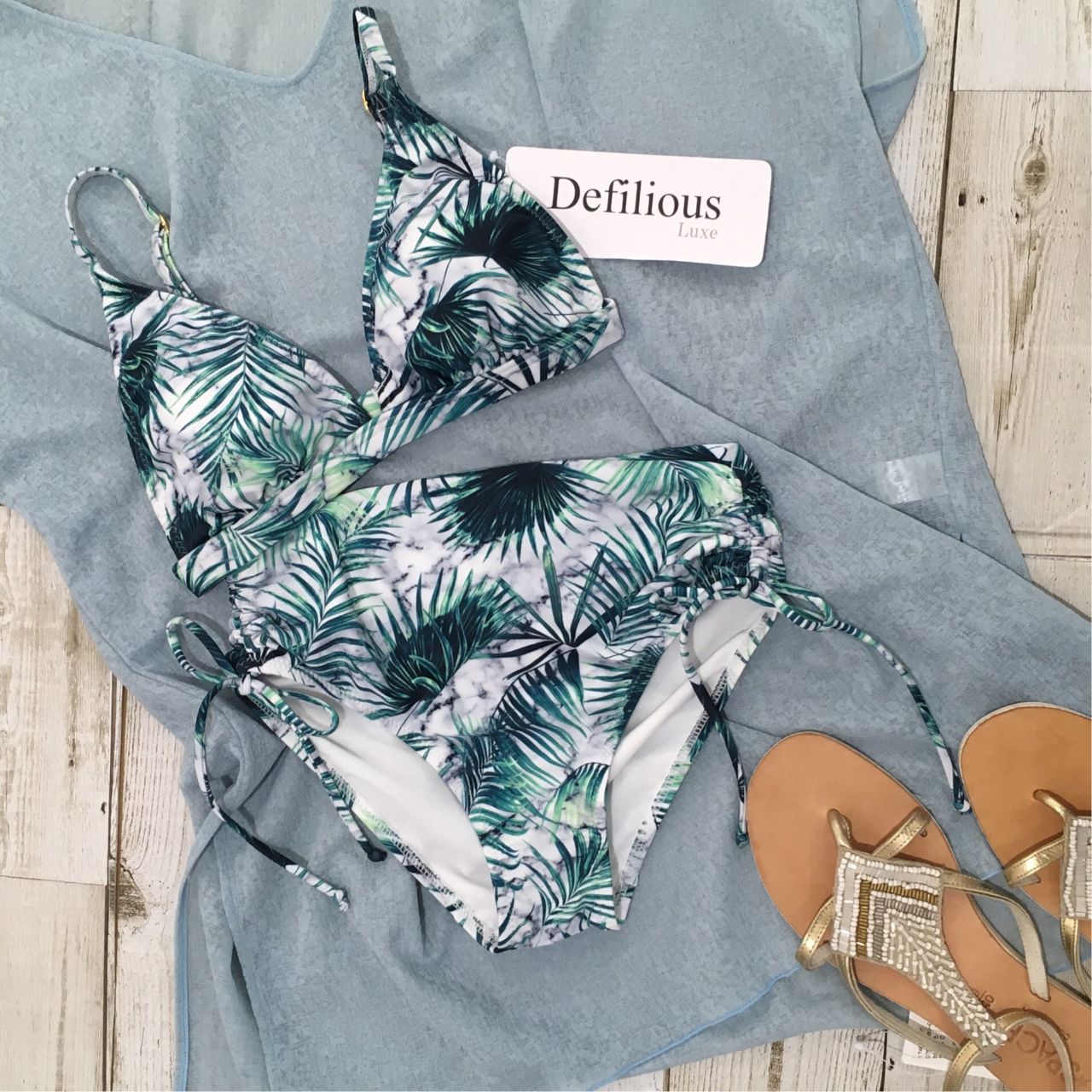 カップルにオススメの大人リーフ柄水着☆ | 西銀座 ALBOVE店