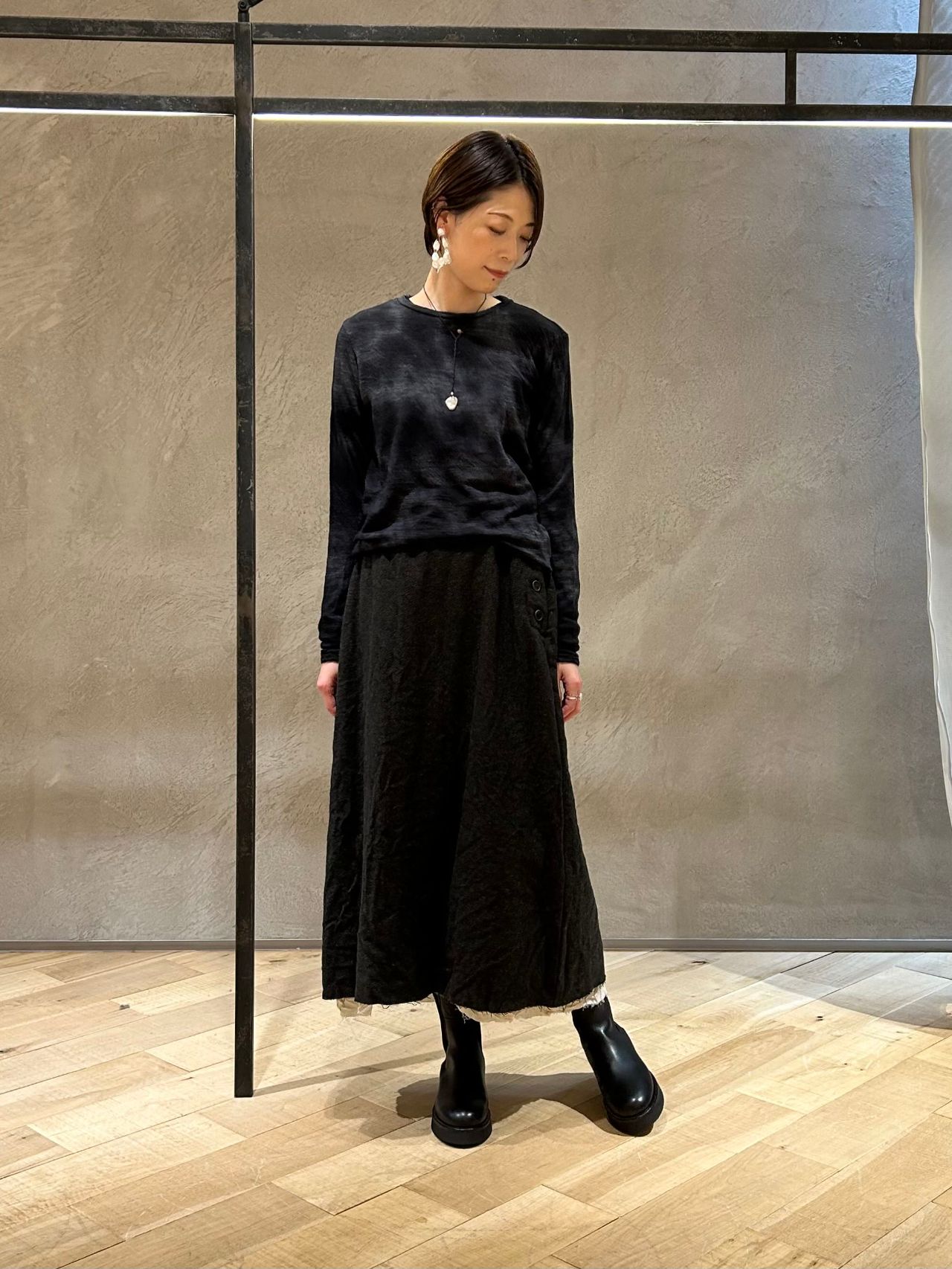 styling】ECO WOOLヘリンボン | 丸の内店 | pas de calais | パドカレ