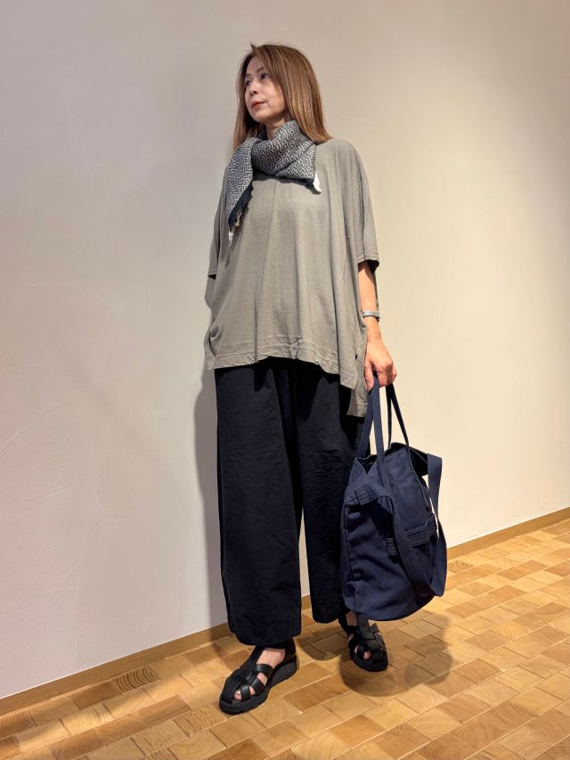 コットンリネンウェザー ワイドパンツ | (パドカレ)公式オンラインストア