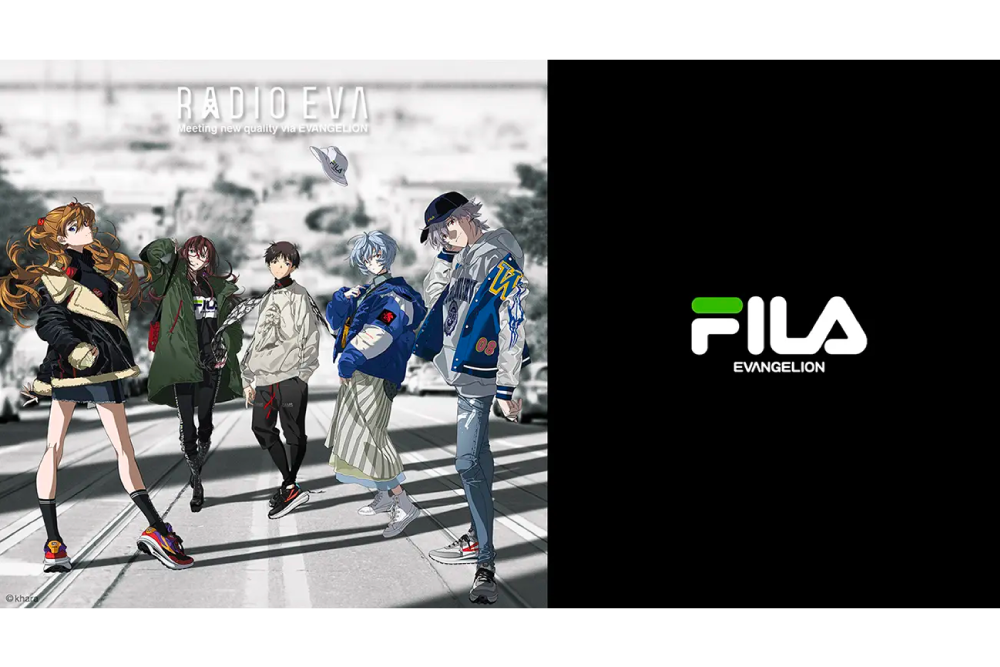 Radio Eva Store2周年記念の米山舞氏描き下ろしイラストから Filaコラボスニーカーモデルが登場 News ムラサキスポーツ Murasaki Sports公式サイト