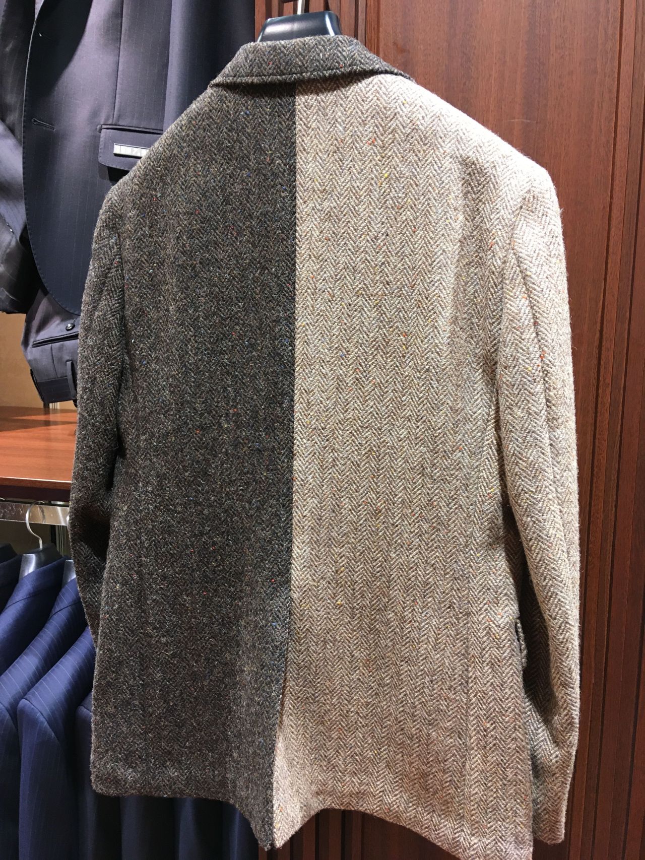 ファン 楽しい という名のハリスツイードジャケット 阪急メンズ大阪店 Men ニューヨーカー公式ショップブログ