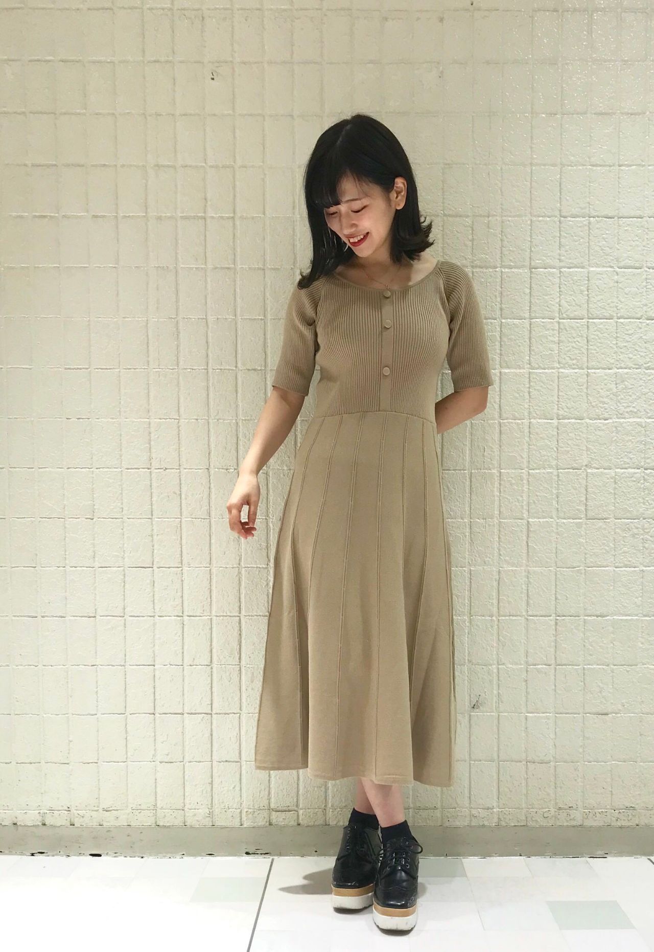 ニットワンピースで可愛く春コーデ ルミネエスト新宿店 Astoria アストリア 公式ショップブログ