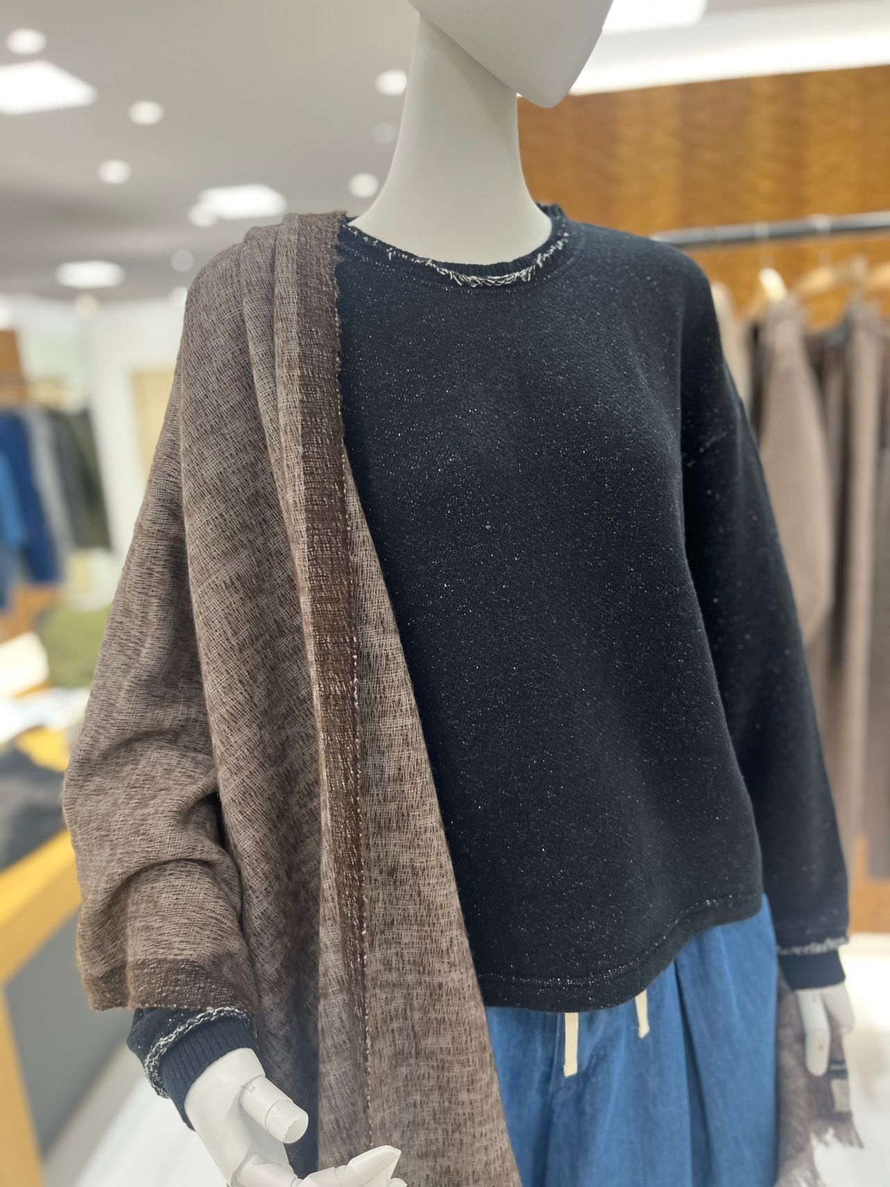 coordinate】綿シルクローンブラウス＆麻デニムパンツ | 大丸札幌店
