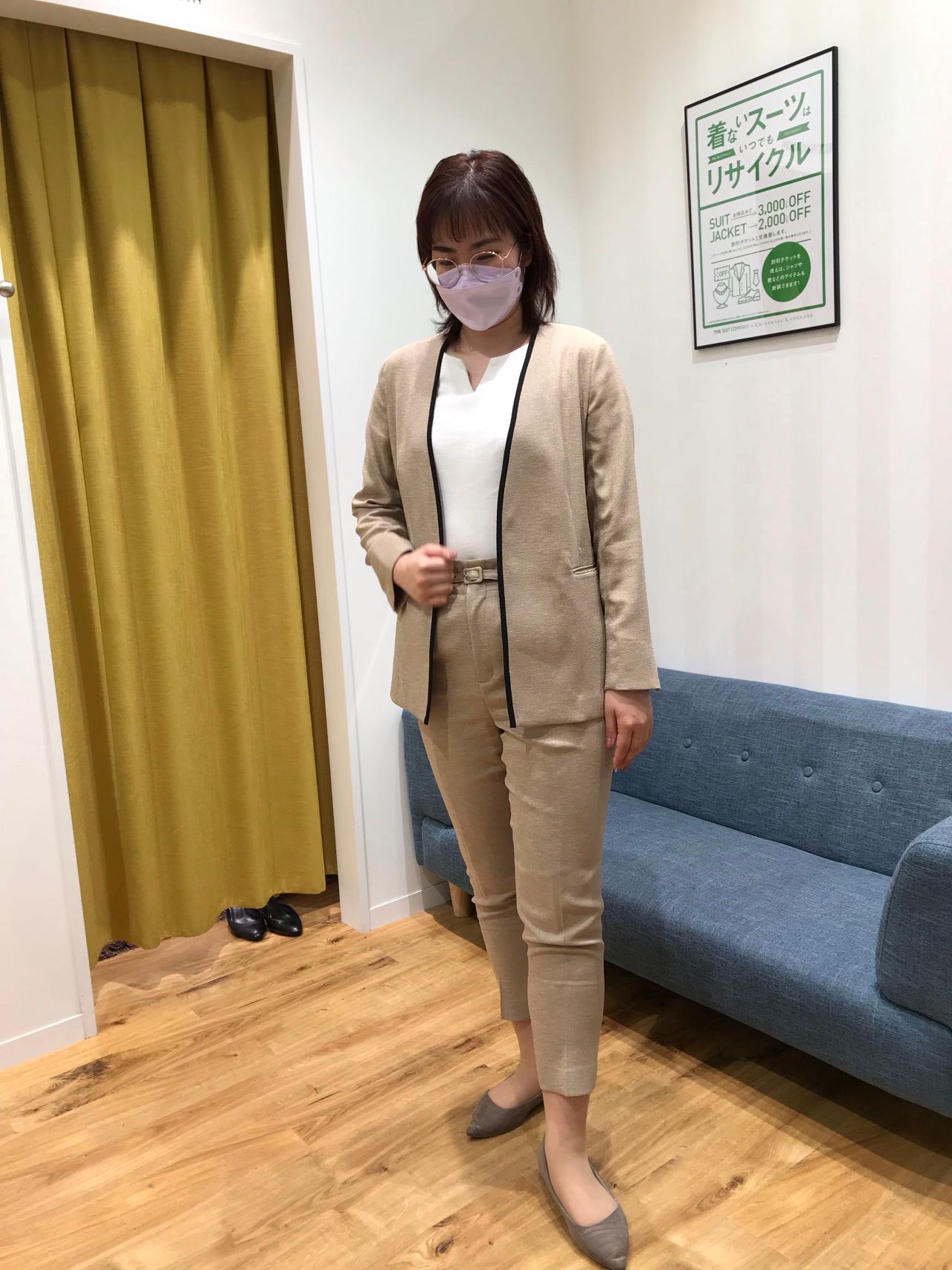 レディス リネン素材の洗える夏物スーツ The Suit Company イオンモール倉敷店 The Suit Company 公式ブログ