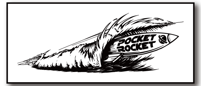 ロストのカーボンラップのポケットロケット