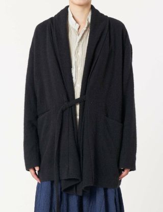 25th】ハート絞り風プリント天竺 ボトルネックプルオーバー