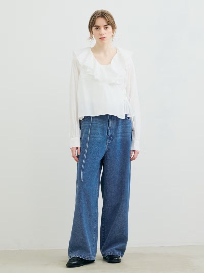 FR】MARMARMAR ラッフルフリルカシュクールブラウス｜ MARcourt ONLINE