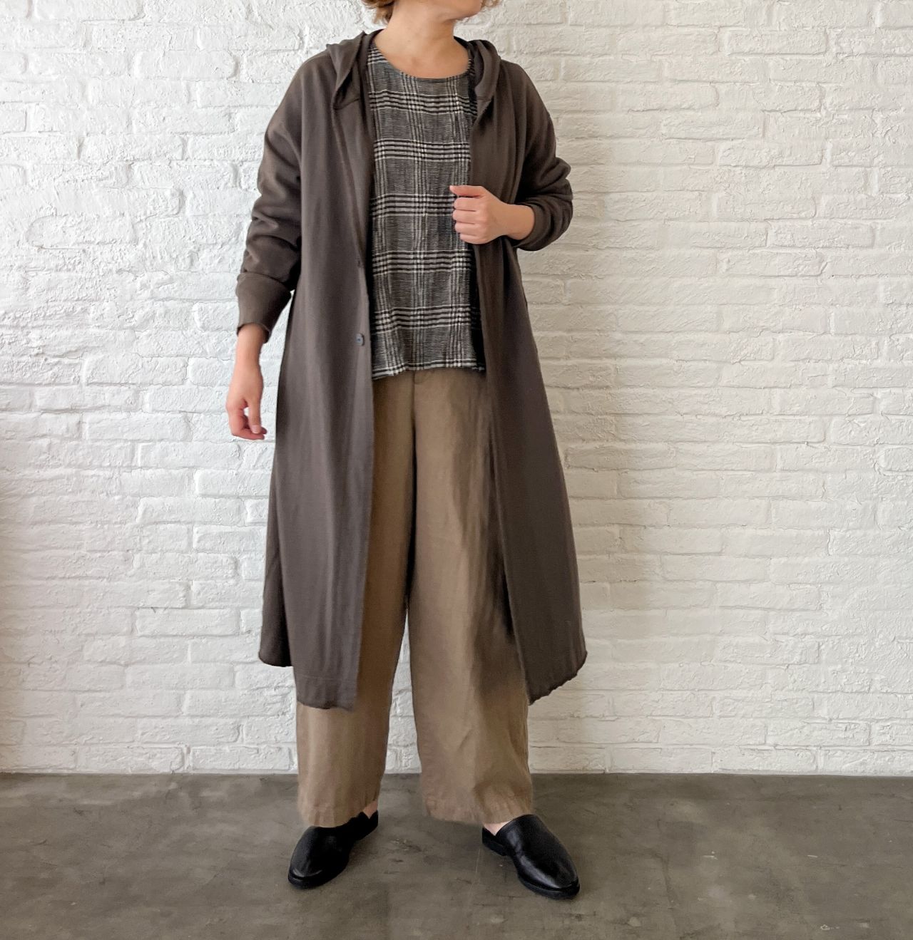 ガーゼ裏毛 コート | pas de calais Online | pas de calais