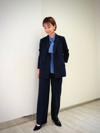 ストライプスーツで気分を変えて♪｜WHITE THE SUIT COMPANY