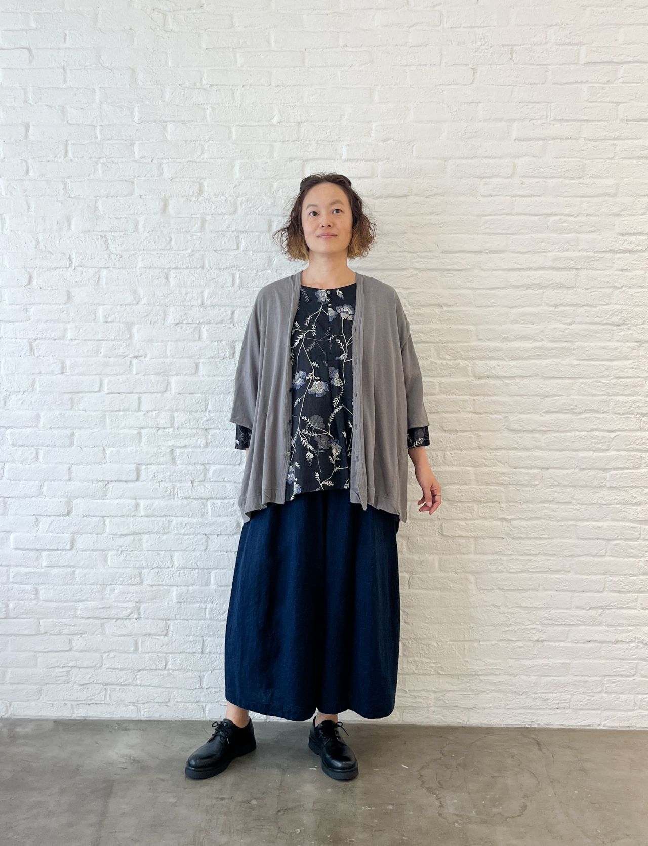 【美品】pas de calais パドカレ　スベリヒユプリント　リネン混 pas de calais Online | pas de calais | パドカレ 公式ブログ | pas