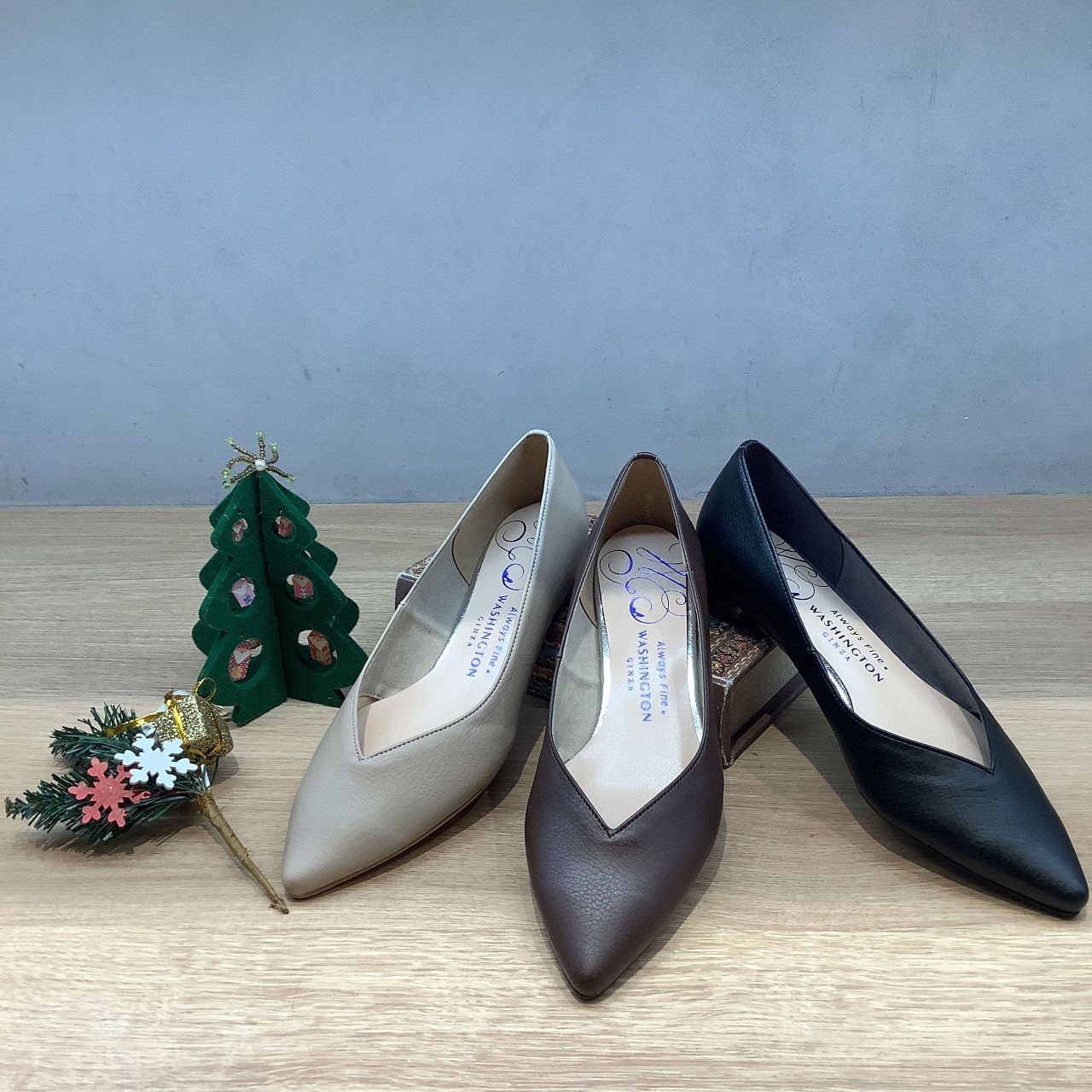 その他ブランド / フラットパンプス/37.5/GRY 晴雨兼用フラットパンプスから新色登場！！ | GINZA WASHINGTON 西銀座