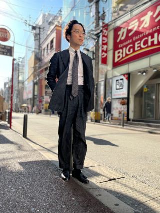 天神オーダースーツ】岡山デニムのセットアップ風スーツのご紹介