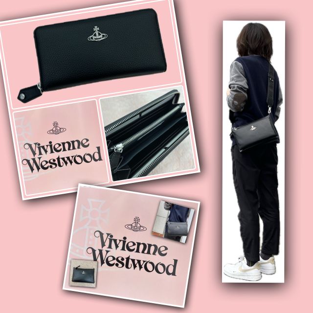 【関税込み】 ☆Vivienne Westwood☆ ロゴ Penny クロスバッグ Vivienne Westwood Penny Db Logo Crossbody Bag in Black for