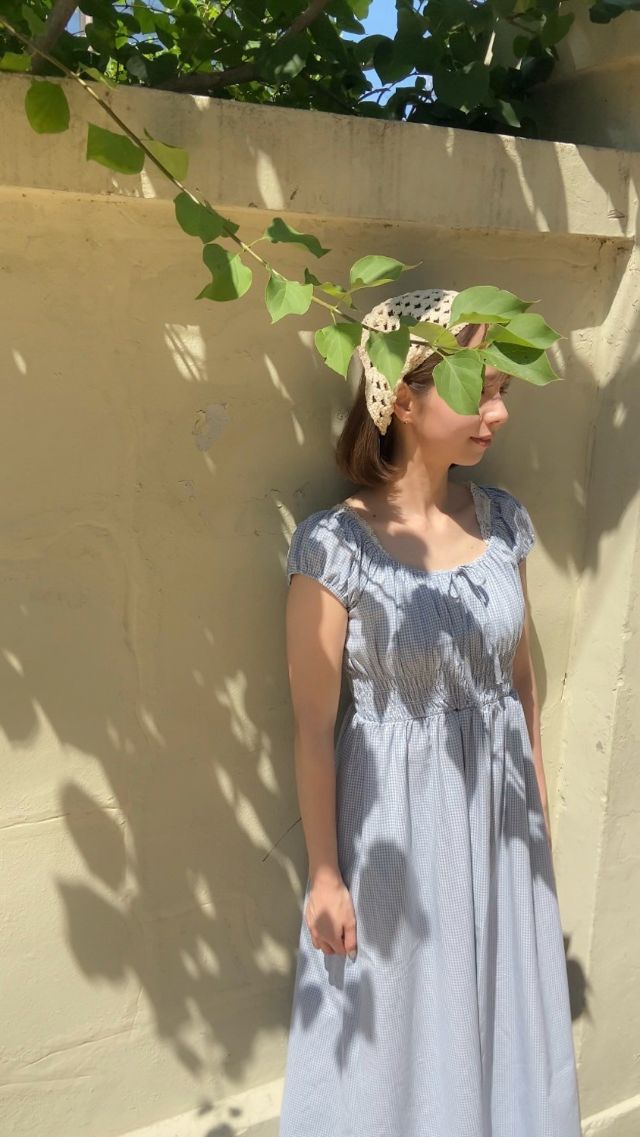 予約商品】chou gingham onepiece～ｼｭｰｷﾞﾝｶﾞﾑﾜﾝﾋﾟｰｽ | flower