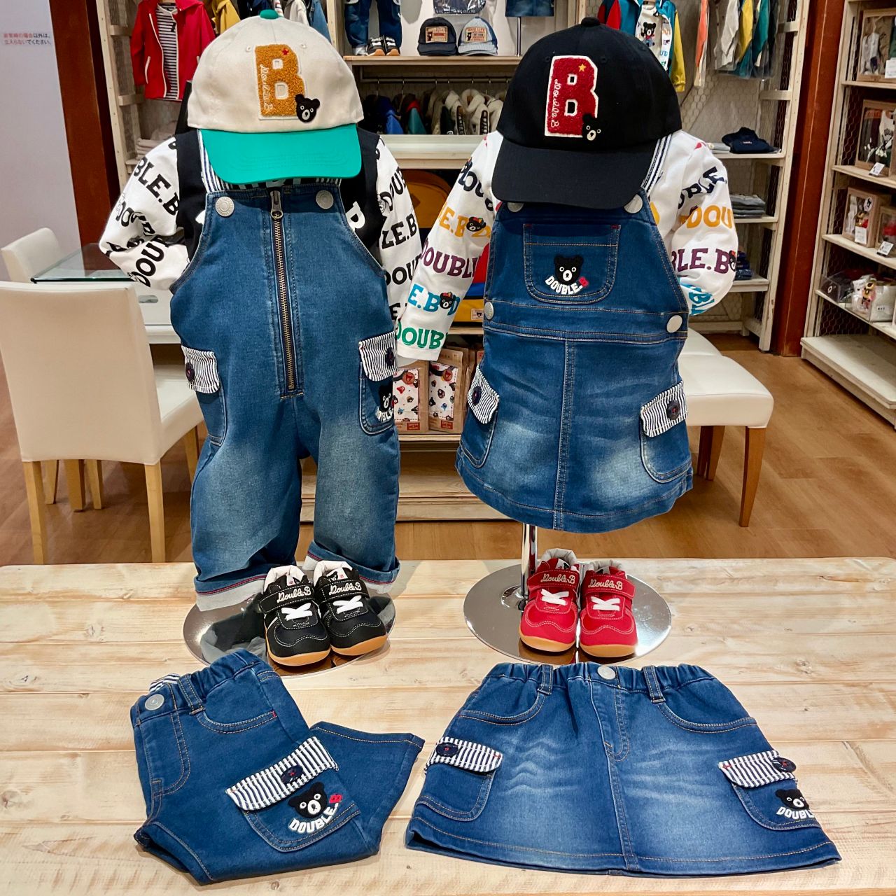 ダブルBといえばデニム♡｜ミキハウスミキハウス 橿原近鉄店公式ブログ