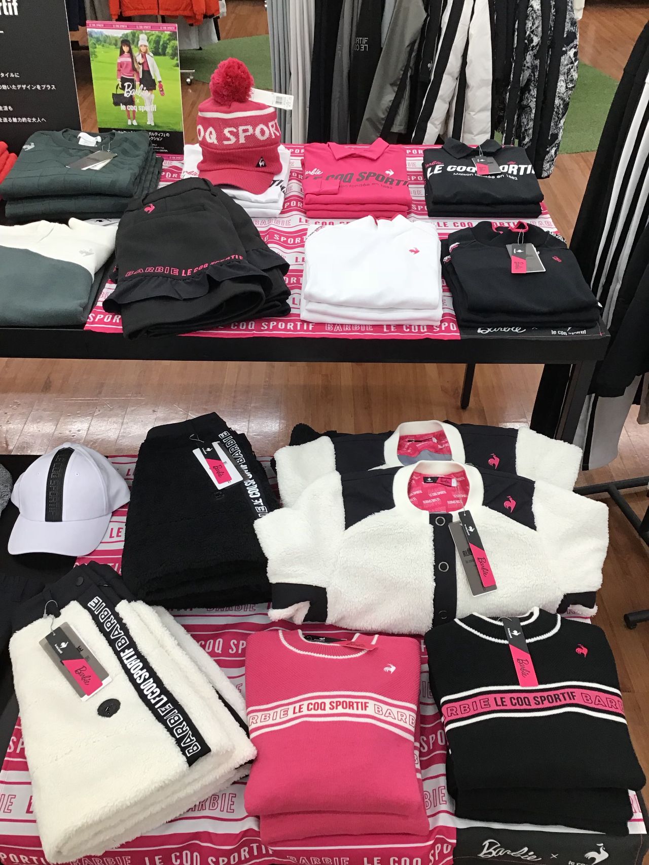 Barbie セットアップゴルフウェア Barbie ✖️ ルコックスポルティフ | ゴルフ5 仙台新港店