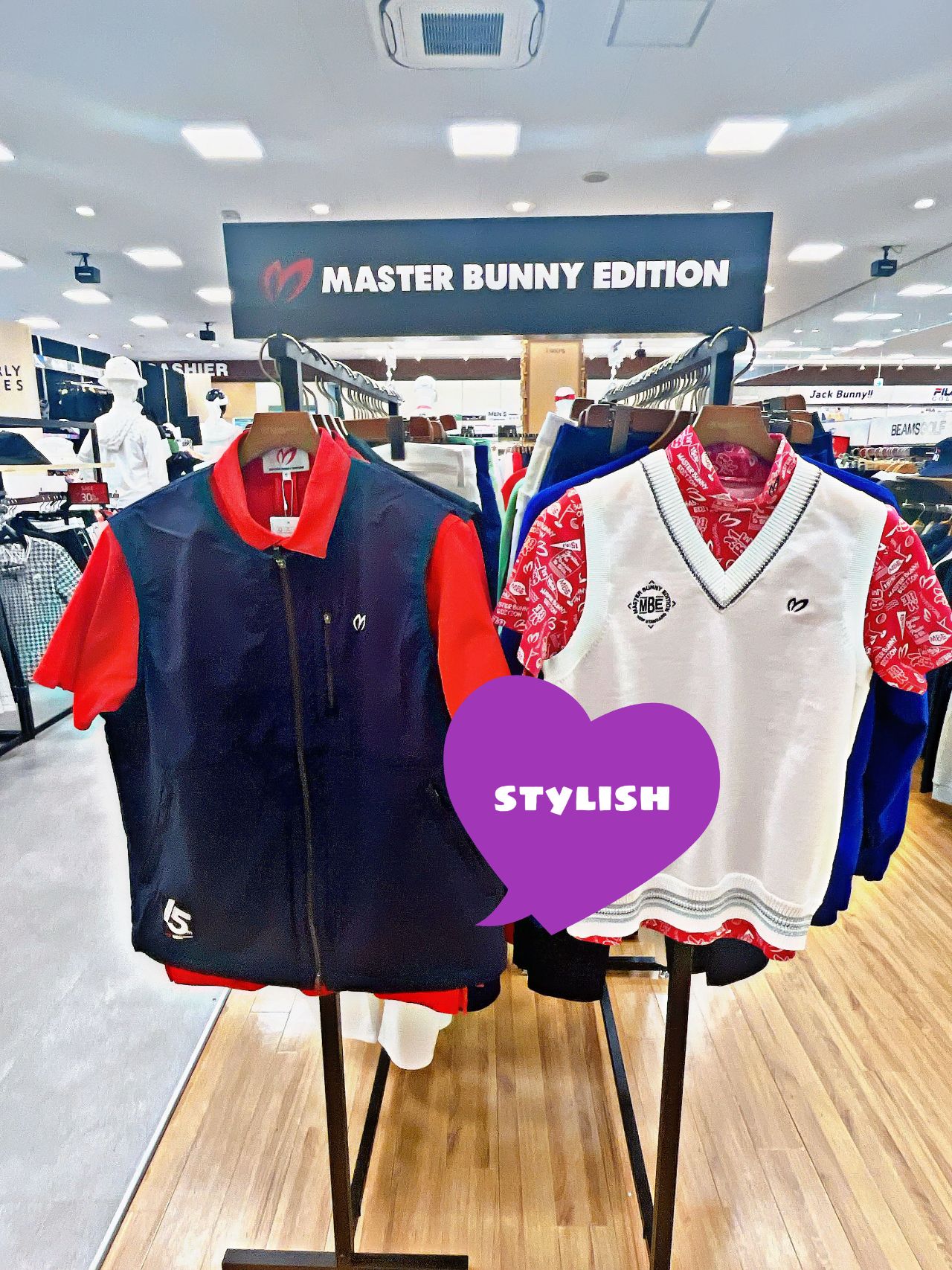 美品 MASTER BUNNY EDITION コラボ ゴルフウェア 5 9786-827-