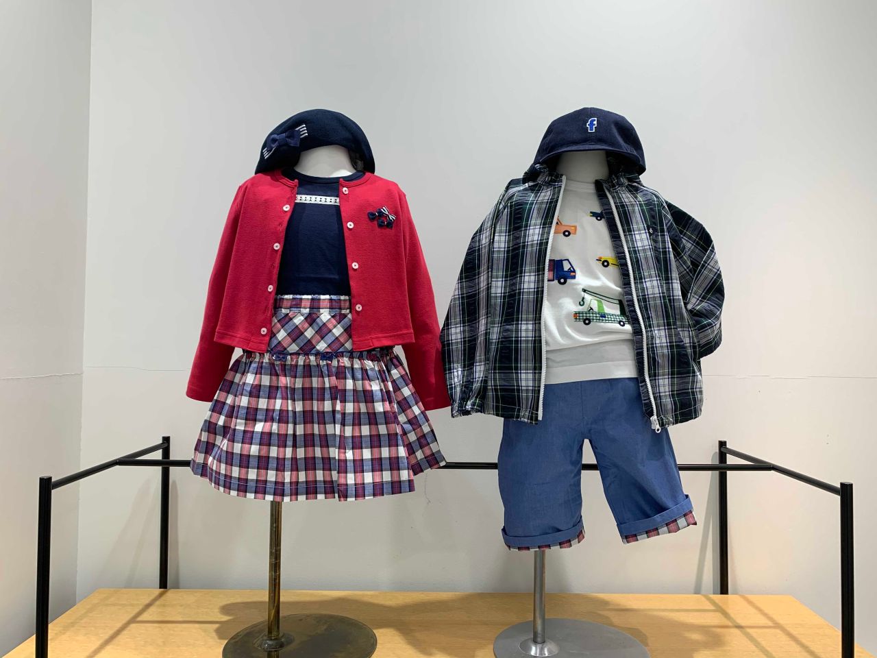 チェック お揃いコーディネート ファミリア三井アウトレットパーク 横浜ベイサイドファミリアショップの公式ブログ