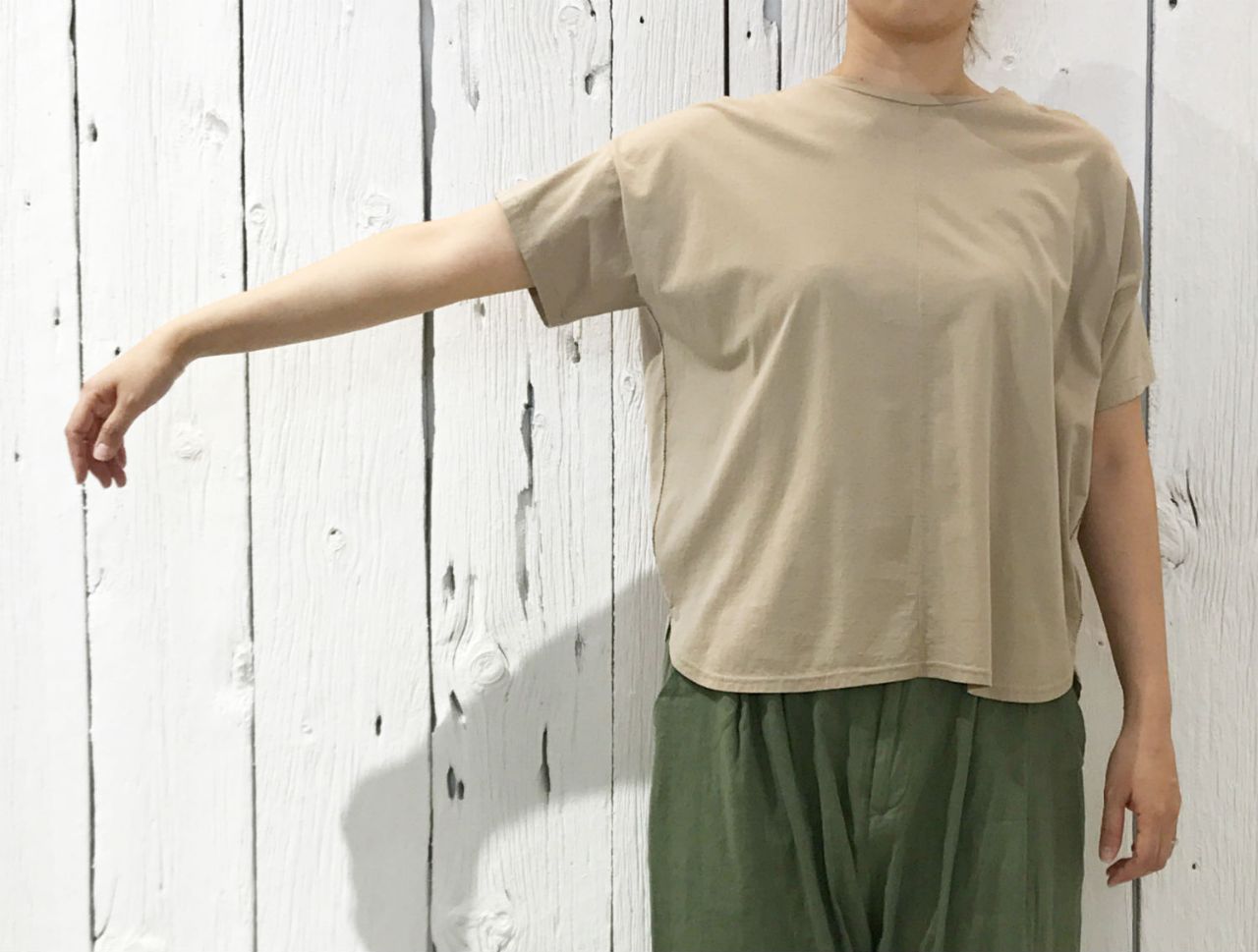 コットンバンブーパネル柄 コート | pas de calais Online | pas
