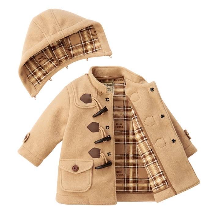 大人気☆定番ダッフルコート！｜ミキハウスミキハウス 橿原近鉄店公式