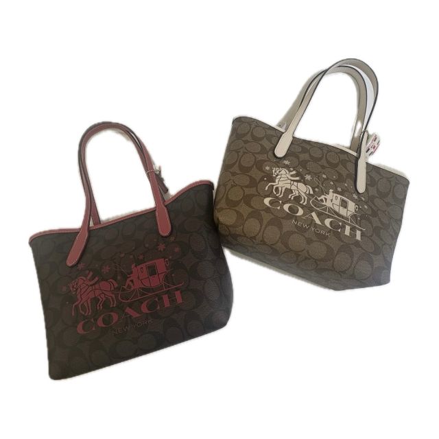 コーチ COACH ミニ シティ トートバッグ シグネチャー キャンバス