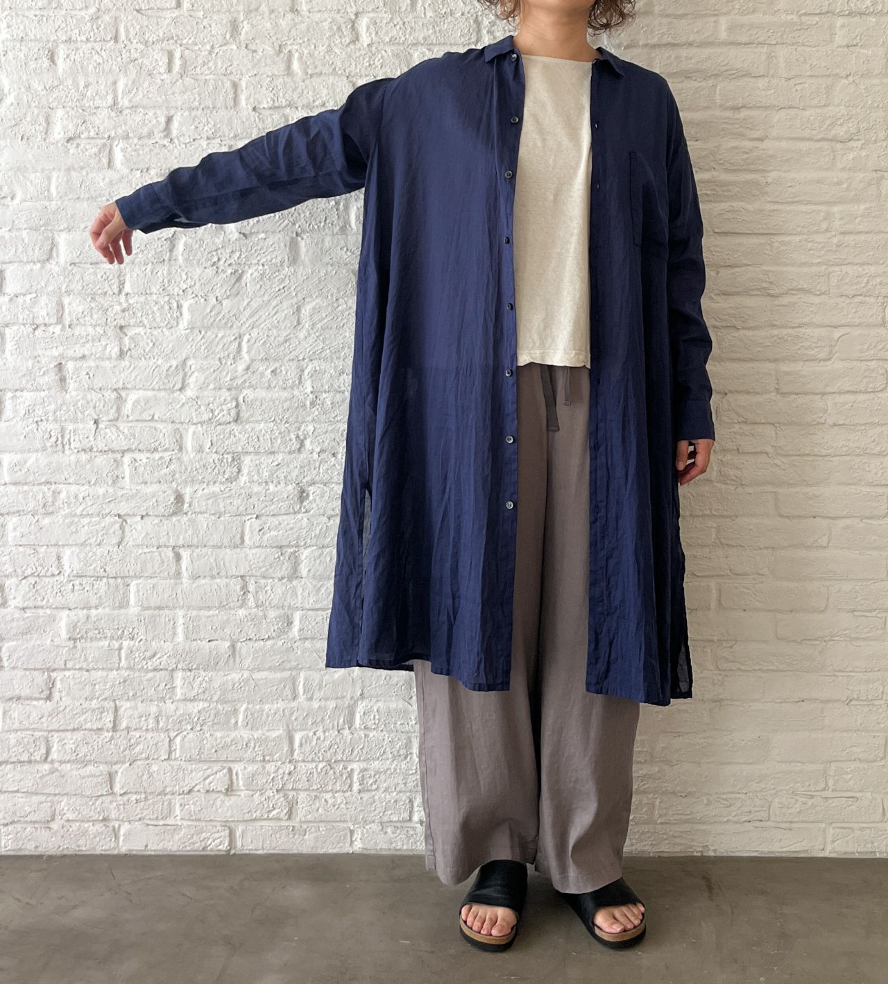 ラミーコットンローン ワンピース | pas de calais Online | pas