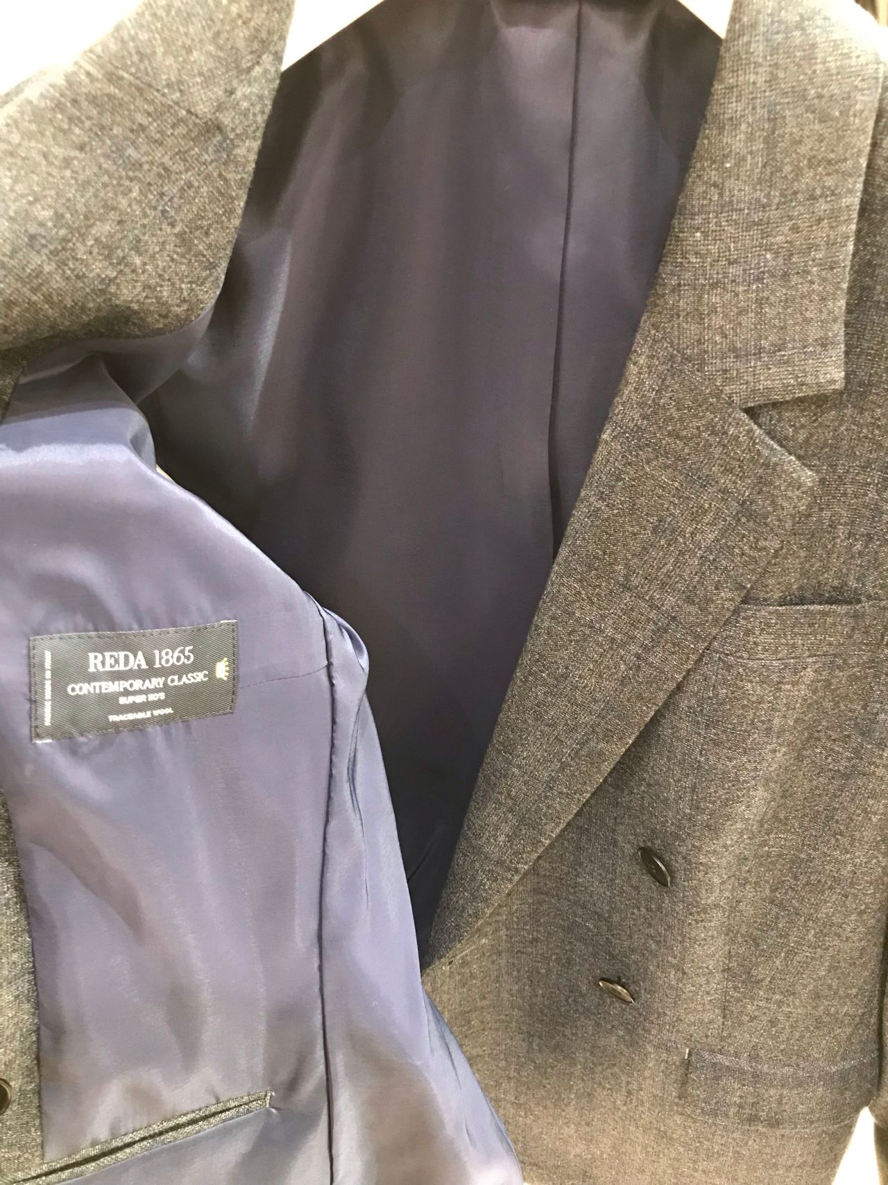 【美品】マルゾット社 THE SUIT COMPANY ダブルブレストジャケット 新作】今シーズン注目の