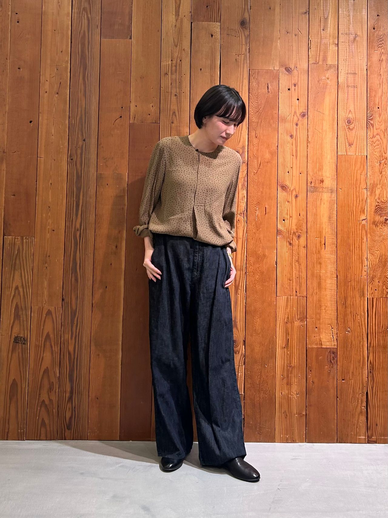 NEW】レーヨンデシンプリントブラウス | 梅田阪神店 | pas de calais