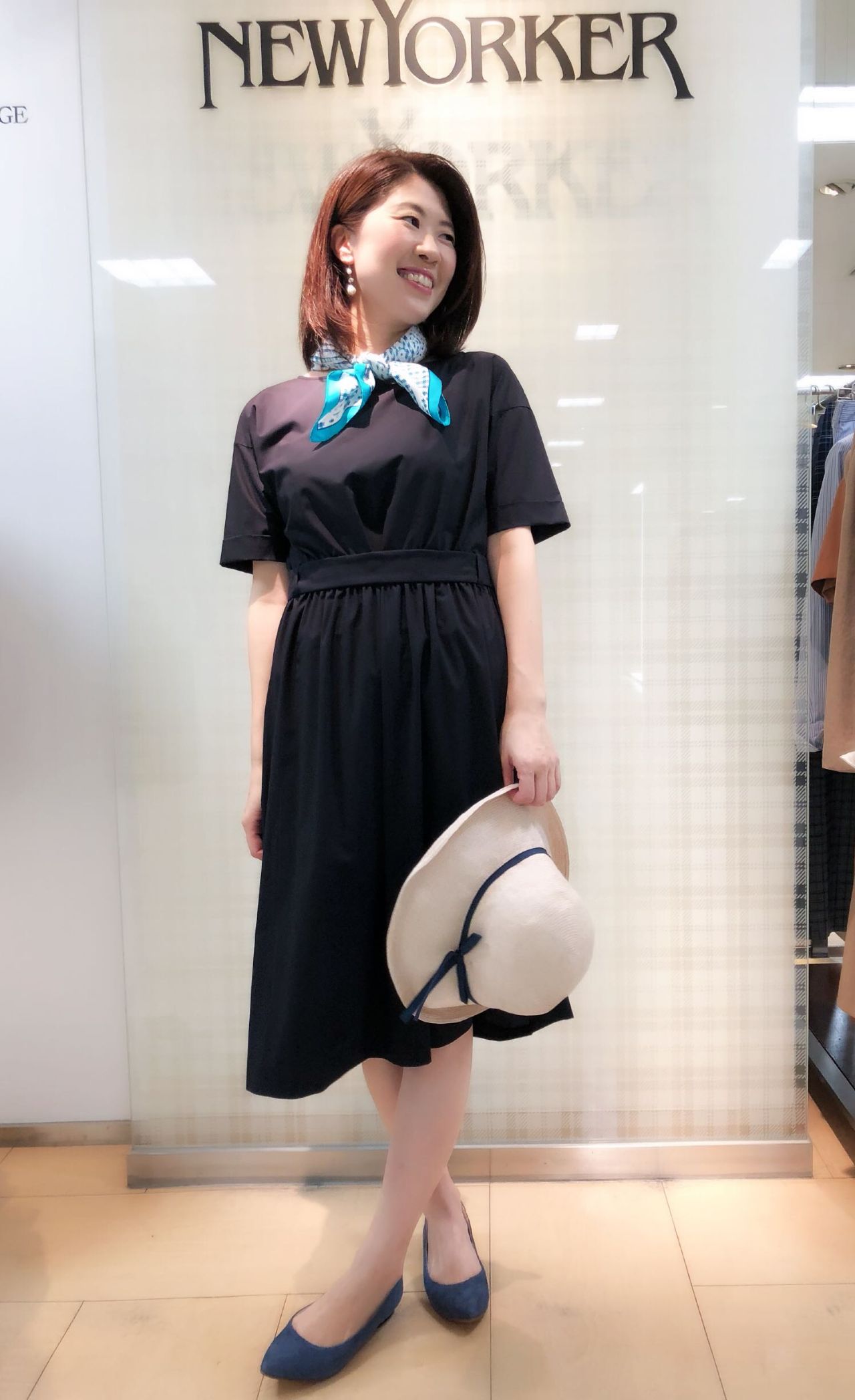 セール 楽ちんギャザーワンピース 大分トキハ店 Women ニューヨーカー公式ショップブログ