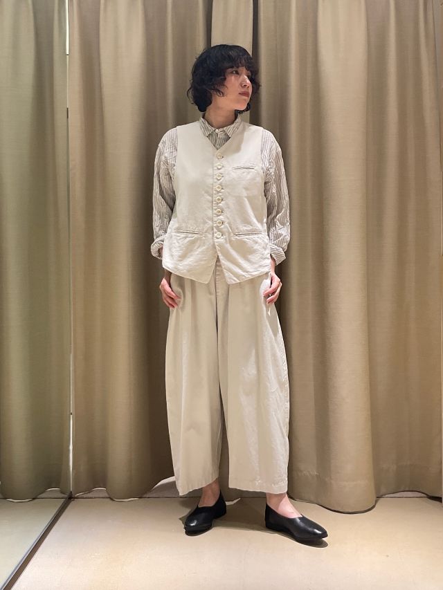【パドカレ】ラミーソフトワッシャー バンドルダイシャツ リネンシャツ 2025SS / pas de calais / ラミーソフトワッシャー バンドルダイシャツ