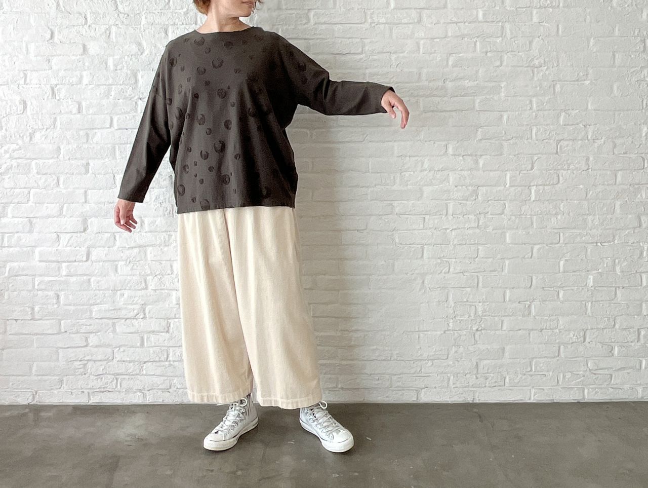 サッカーコール天 サルエルパンツ | pas de calais Online | pas de