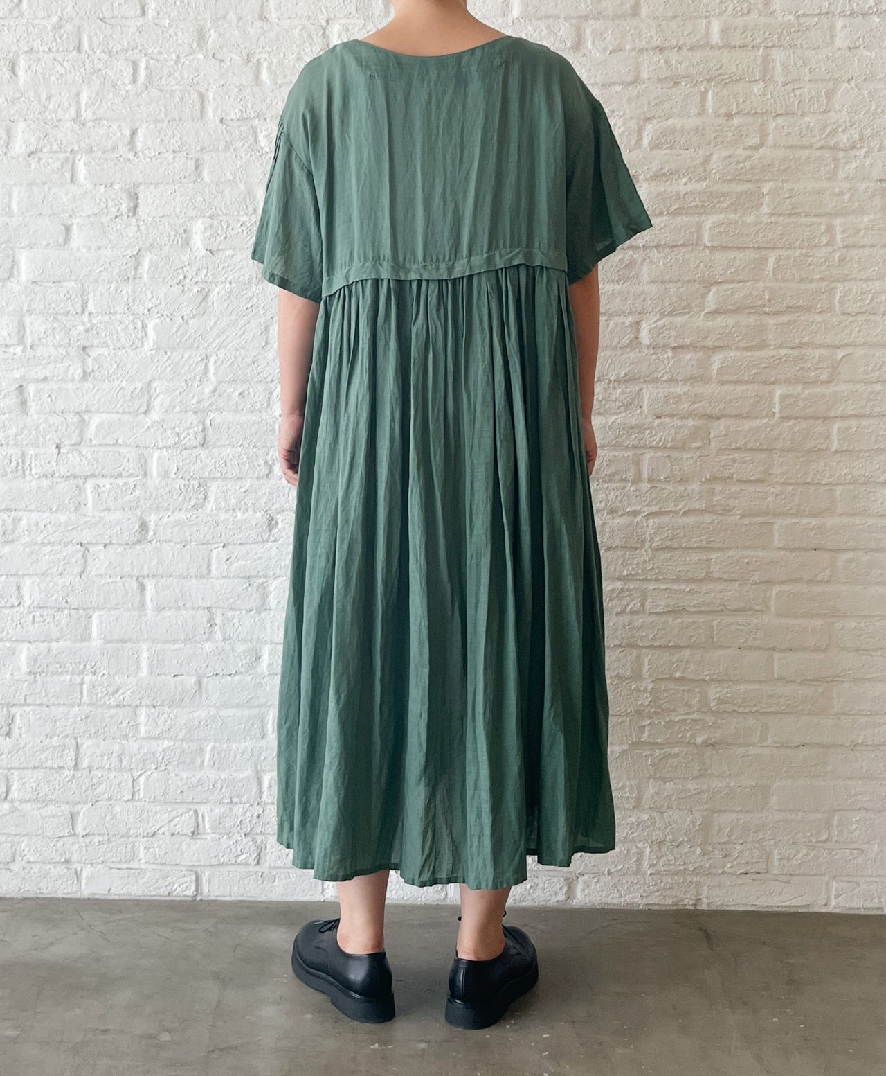 パドカレ✽リネンワンピース パドカレ pas de calais ラップ ワンピース ロング リネン 麻100