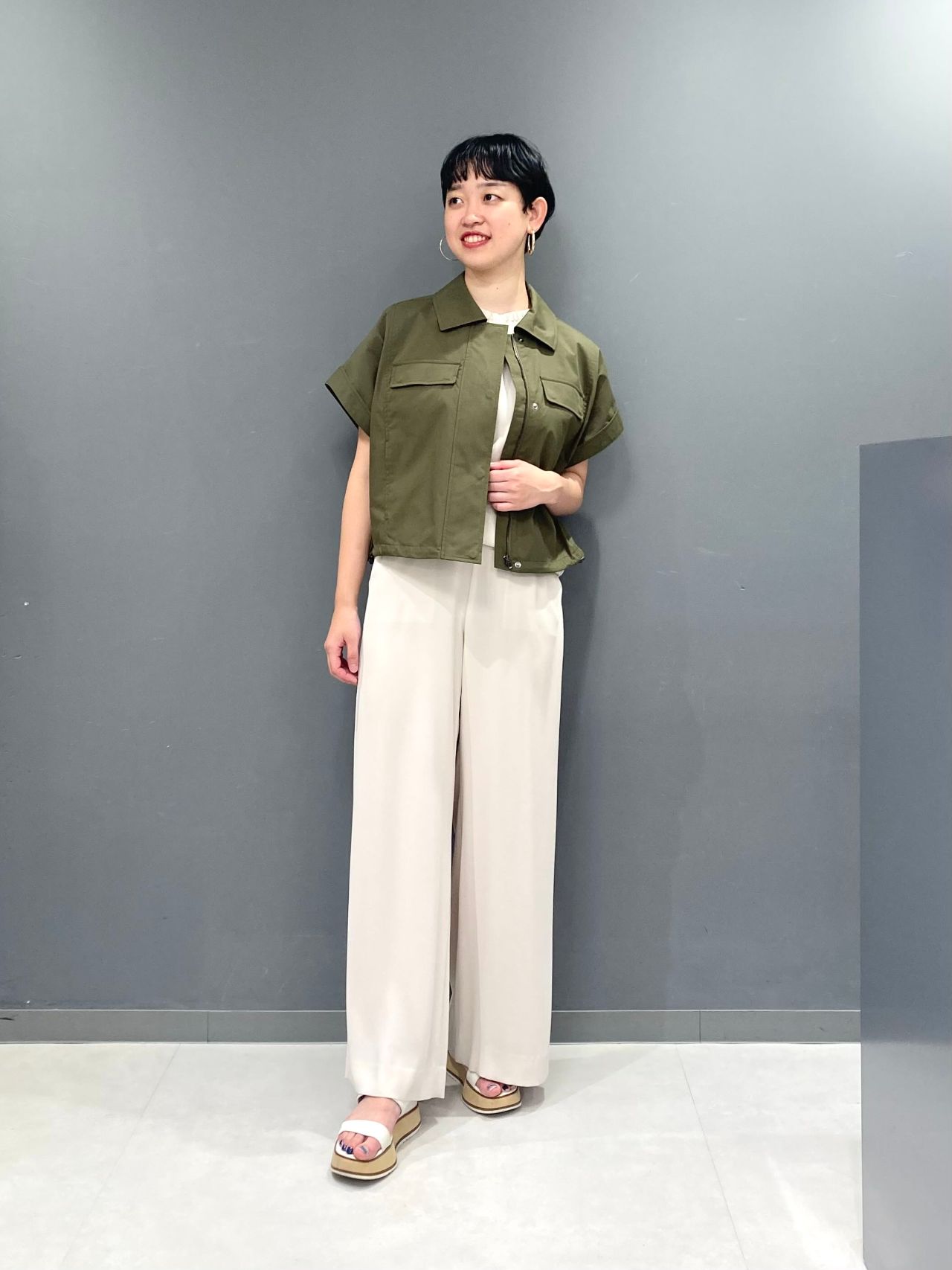 フレンチスリーブ シャツブルゾン | 京都大丸店 | Theory luxe 