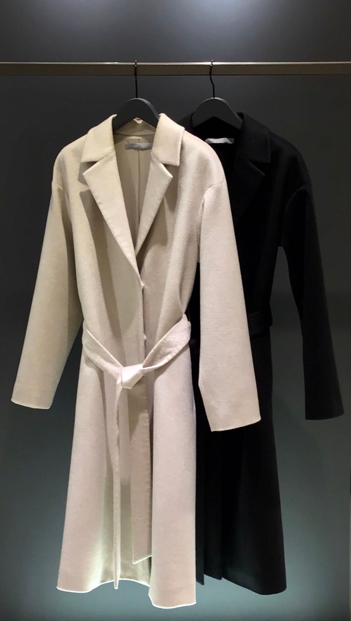 theory luxe カシミヤコート/Hairy Cashmere Olivi