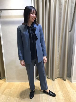 極美品✨THE SUIT COMPANY セットアップ　スーツ　高級　ブルー　S edfc98692f5bcc0bf37481b3b3bc02