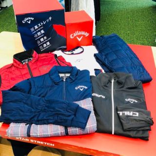 Callaway キャロウェイ　石川遼プロ着用2WAYボア ベスト　LL 新品 Callaway（キャロウェイ） メンズ ゴルフウェア シェルパフリース