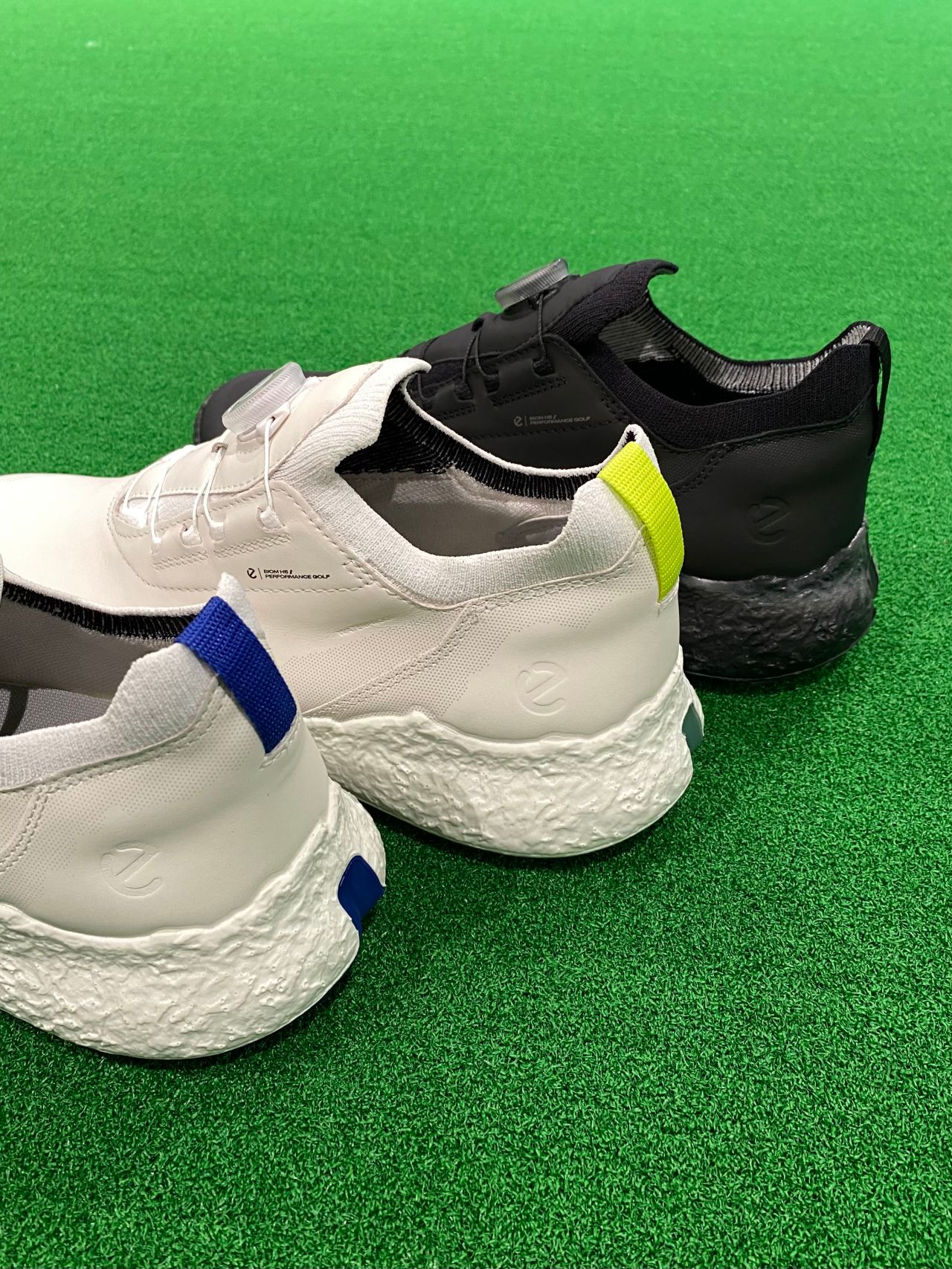 ECCO 定価35000円　レースアップゴルフシューズ ecco エコー 2024 LT1 LACE 132264 スパイクレス ゴルフシューズ