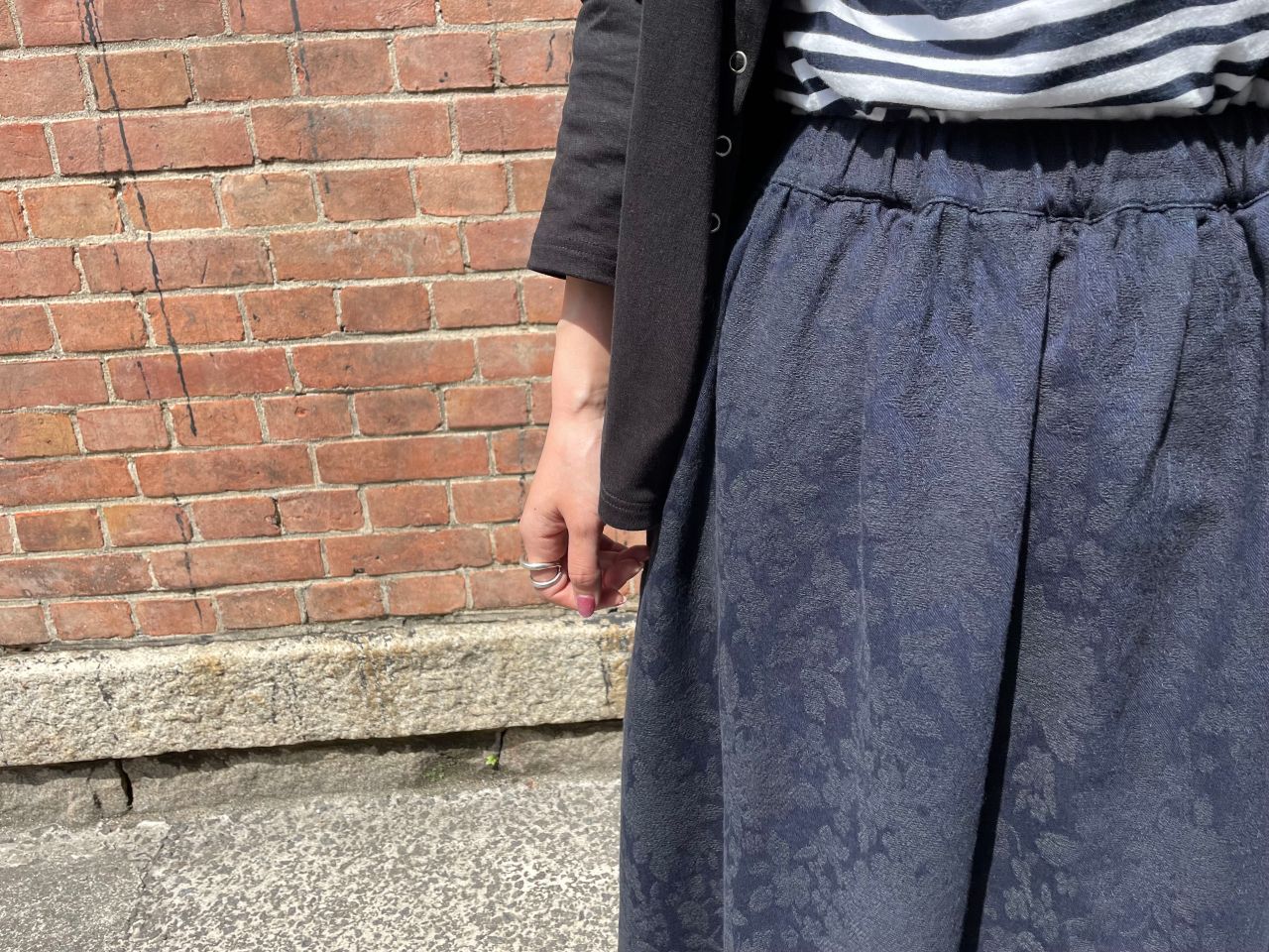 魅惑のインディゴジャガードスカート｜デニム研究所 デニム研究所 by