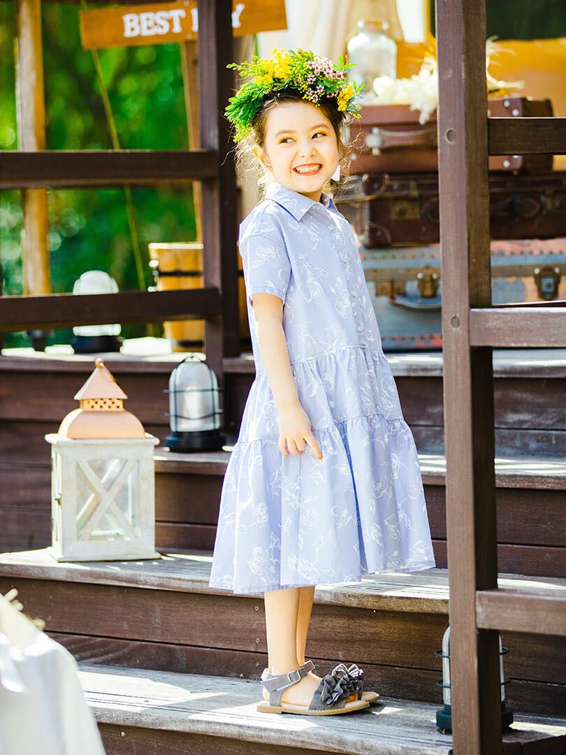 花柄ロングワンピース Branshesイオンモール高の原店 子供服のブランシェス Branshes 公式ショップブログ